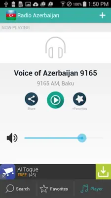 Radio Azerbaijan android App screenshot 1