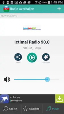 Radio Azerbaijan android App screenshot 4