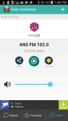 Radio Azerbaijan android App screenshot 6